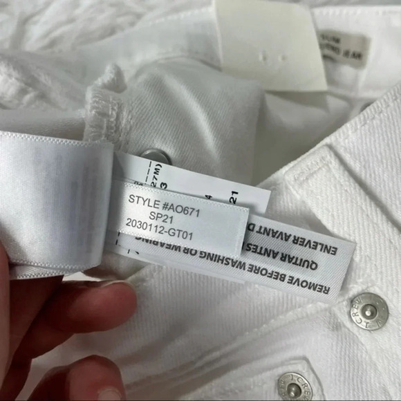 New With Defects J Crew Slim Boy Jeans White 29 - Picture 6 of 11